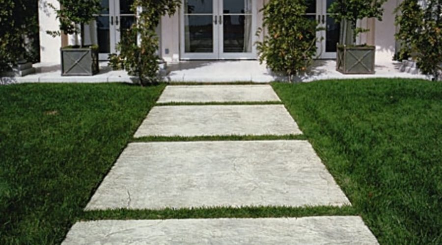 Beton Amprentat curte